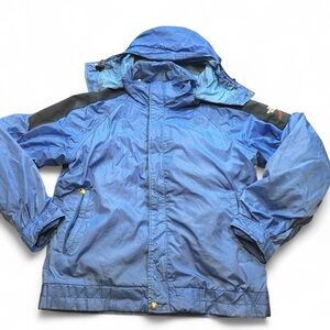 Vintage The North Face Men’s Blue Extreme Gore-Tex Hooded Jacket Size L